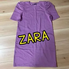 ZARA☆パープルワンピース