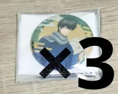 銀魂　土方十四郎　箔押し缶バッジ　AJ2026　提灯