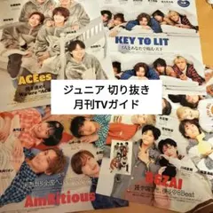 ジュニア 切り抜き 4グループ 最新 月刊TVガイド