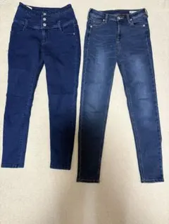 iSKO Heather ハイウエストスキニーデニム　M 2本セット
