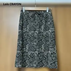 Lois CRAYON ひざ丈スカート ペーズリー柄 Mのサムネイル