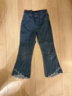 H&M キッズフレアデニムパンツ 122/128のサムネイル