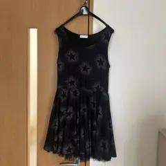 黒 ワンピース  フリーサイズ【イーハイフンワールドギャラリー】