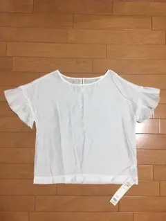 【新品未使用】OPAQUE.CLIP フリルブラウス