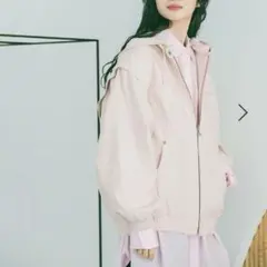 ヴィンテージマルチWAYフードブルゾン　ピンクのサムネイル