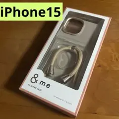 iPhone15 ハイブリッドケース ショルダーストラップ付　カバー　ケース