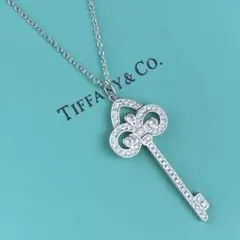 TIFFANY&Co.ティファニー ノベルティ ネックレス クラウンキーシルバー