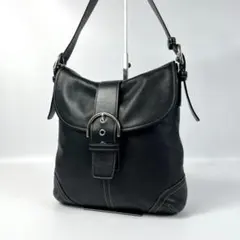 極美品】COACH コーチ ハンドバッグ ソーホー メッシュ 黒 9217 - メルカリ
