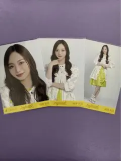 乃木坂46 生写真 梅澤美波 不道徳な夏 アンダー楽曲 3種コンプ