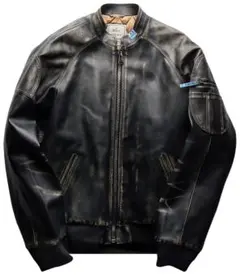 ✨希少✨MIHARA YASUHIRO ラムレザーレイヤードジャケット　黒 ✨希少✨MIHARA YASUHIRO ラムレザーレイヤードジャケット 黒