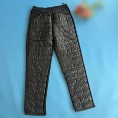 裏起毛　キルティングパンツ★LL★美品！あったか★黒