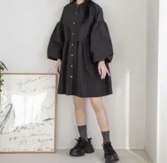 LOWRYSFARM バルーンギャザーチュニック