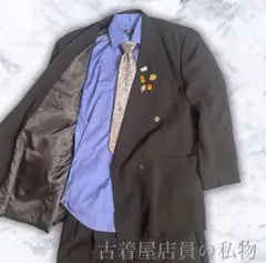 古着】レトロ セットアップ ダブル スーツ ピンズ 成人式 結婚式