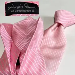 アンジェロフスコ セッテピエゲ ネクタイ シルク 赤 総柄 ヘリンボーン アンジェロフスコ セッテピエゲ ネクタイ シルク 赤 総柄