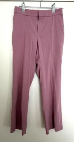 INDIVI 褒められパンツシリーズ 麻混ストレッチストレートパンツ 05サイズのサムネイル
