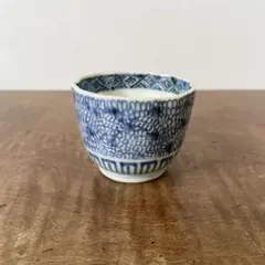 古伊万里 染付 蛸唐草 蕎麦猪口 向付 そばちょこ 374. 蕎麦猪口 古伊万里 蛸唐草 染付 そば猪口 向付け - メルカリ