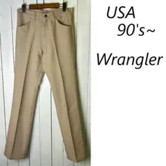 USA 90s～ Wrangler スタプレタイプ ランチャースラックスパンツ