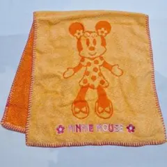 ディズニーミニーフェイスタオル 　ディズニーランド