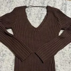 【タイムセール】GYDA ジェイニットタイトワンピ