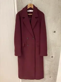 TAGLIATORE クリーニング済 ピンク ダブル ロングコート - メルカリ