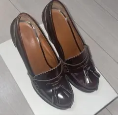 CÉLINE ダークブラウン タッセルローファー