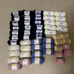 ダイソー毛糸52個まとめ売り