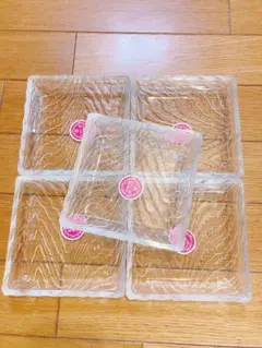 お皿 皿 5枚 まとめ売り レトロ 食器 シール付き 未使用のサムネイル