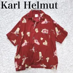 KarlHelmut アロハシャツ　ハワイ　開襟シャツ　トロピカル　ヴィンテージ