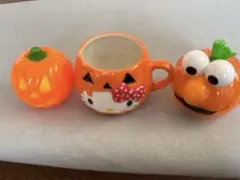 ハローキティ ハロウィン パンプキン マグカップ とおまけハロウィン小物