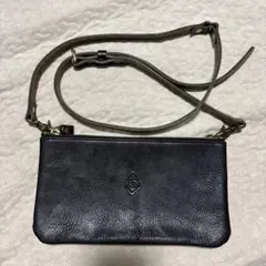 CLEDRAN クレドラン レザー ショルダーバッグ ブラックのサムネイル