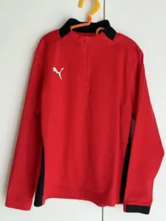 Puma 赤 ジャージ & 黒 パンツ セット