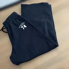 ZARA ガールズ　スウェットパンツ　ネイビー(裏起毛)