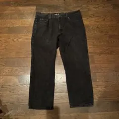 Lee リー ストレートブラックデニム ジーンズ