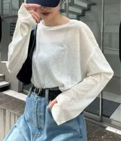 チャオパニックティピー　サイドスリットシアートップス