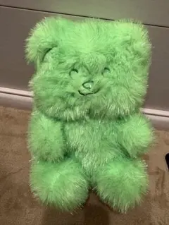 くまグミ　くま型ポシェット　ぬいぐるみポシェット　緑
