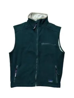 LL.Bean 70年代 ベスト グリーン ポーラーテック polartec