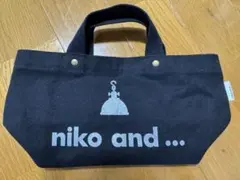 niko and... トートバッグ ミニ ブラックのサムネイル