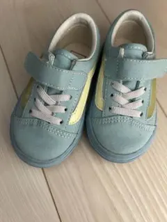 VANS ベビーシューズ 水色/黄色 キャンバス　14センチ　スニーカー