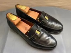 Salvatore Ferragamo ガンチーニ ローファー 7EE 黒