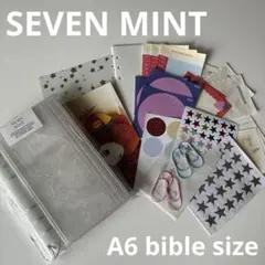 SEVEN MINT 3つ折りクリアバインダー（A6・6穴） - メルカリ