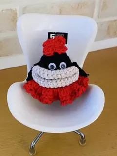 ハンドメイド かぎ針編み リトルモンスターのバッグチャーム