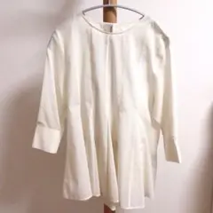 新品 green label relaxing ナローペプラム 7分袖 ブラウス - メルカリ