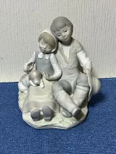 【極美品 無欠損】LLADRO リヤドロ No.6446『やすらぎ』姉弟 子犬 極美品 無欠損】LLADRO リヤドロ No.6446『やすらぎ』姉弟 子犬