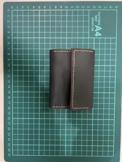 レザー 三つ折りミニ財布