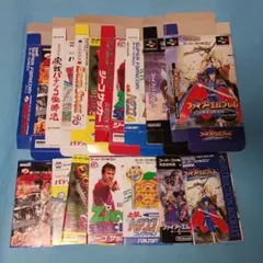 【箱説のみ】SFC　空箱＆説明書　７個セット　A【ソフトなし】
