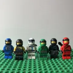 LEGO ニンジャゴー　ミニフィグ　カイ　ジェイ　ニャー　ロイド　コール　ゼン