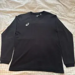 ASICS 黒 長袖Tシャツ