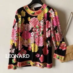 DOLCE&GABBANA 総柄トップス レオパード バラ 半袖 36 ブラウン - メルカリ