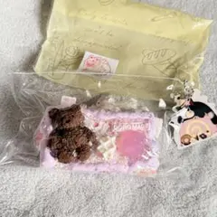くまの2層ミニトースト オレオソフトクリームdorostudioドロスクイーズ