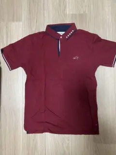 TOMMY HILFIGER ポロシャツ ワインレッドL